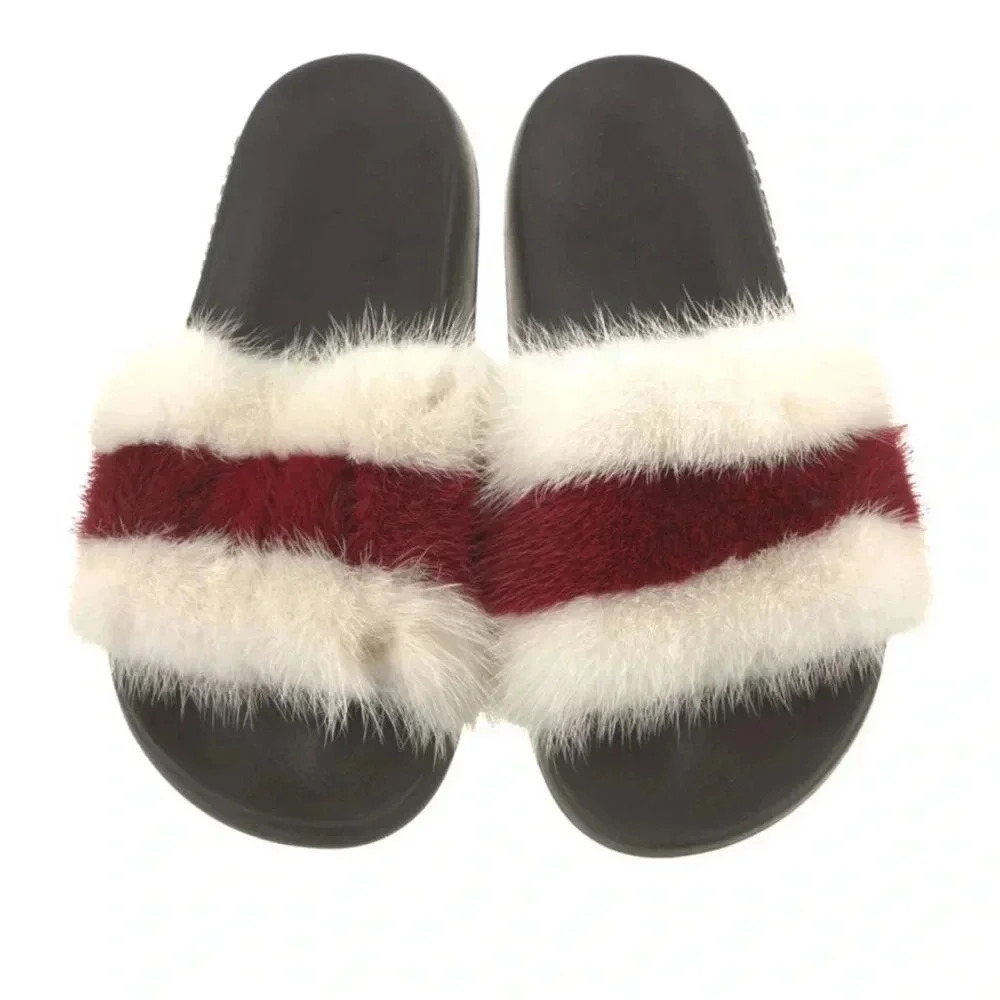 Givenchy mink fur slides size 6 - Picture 2 of 5